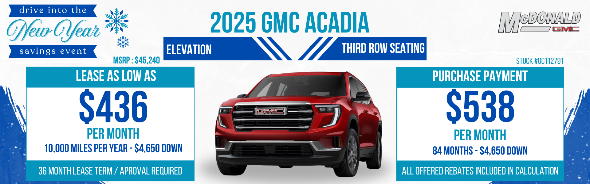 2025 GMC ACADIA