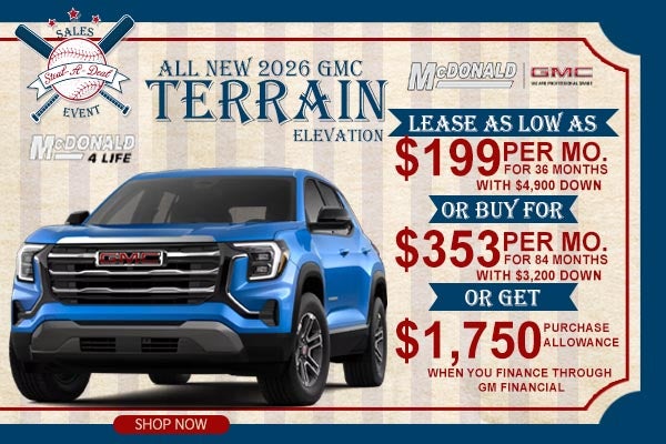 2026 GMC Terrain Elevation