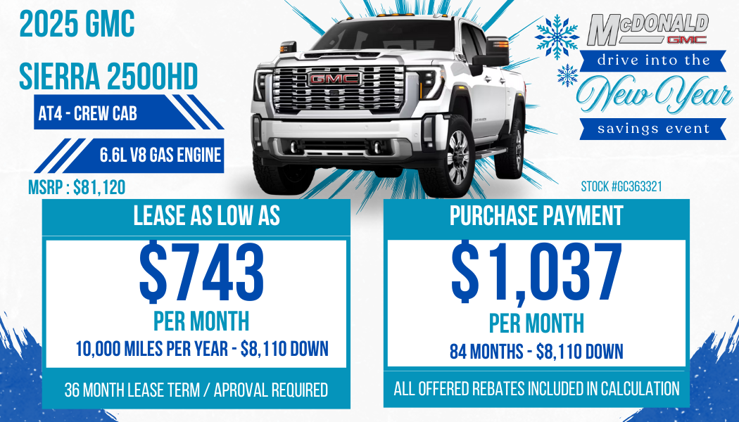 2025 GMC Sierra 2500