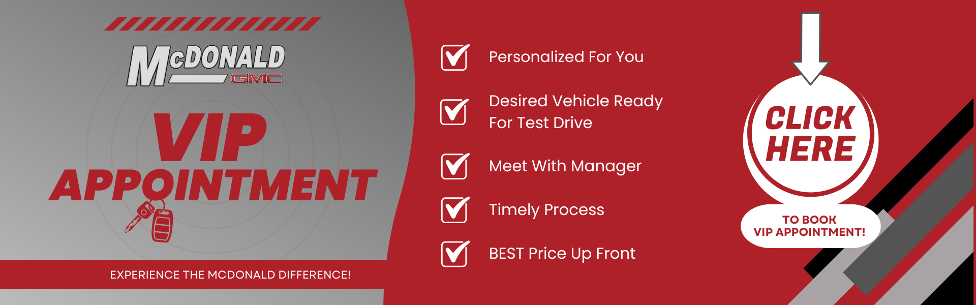 Book VIP Sales and Service Appointment