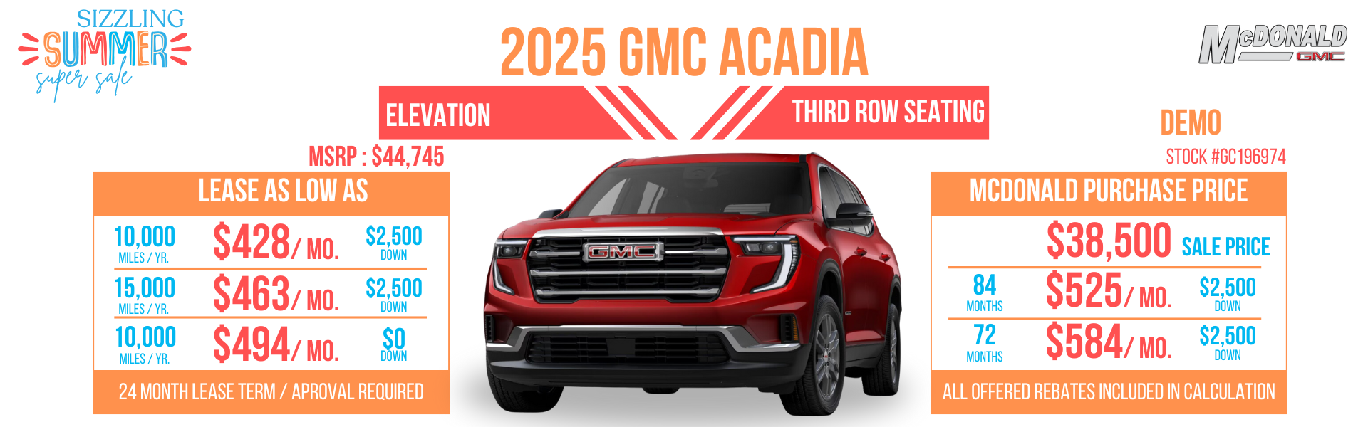2025 GMC Acadia
